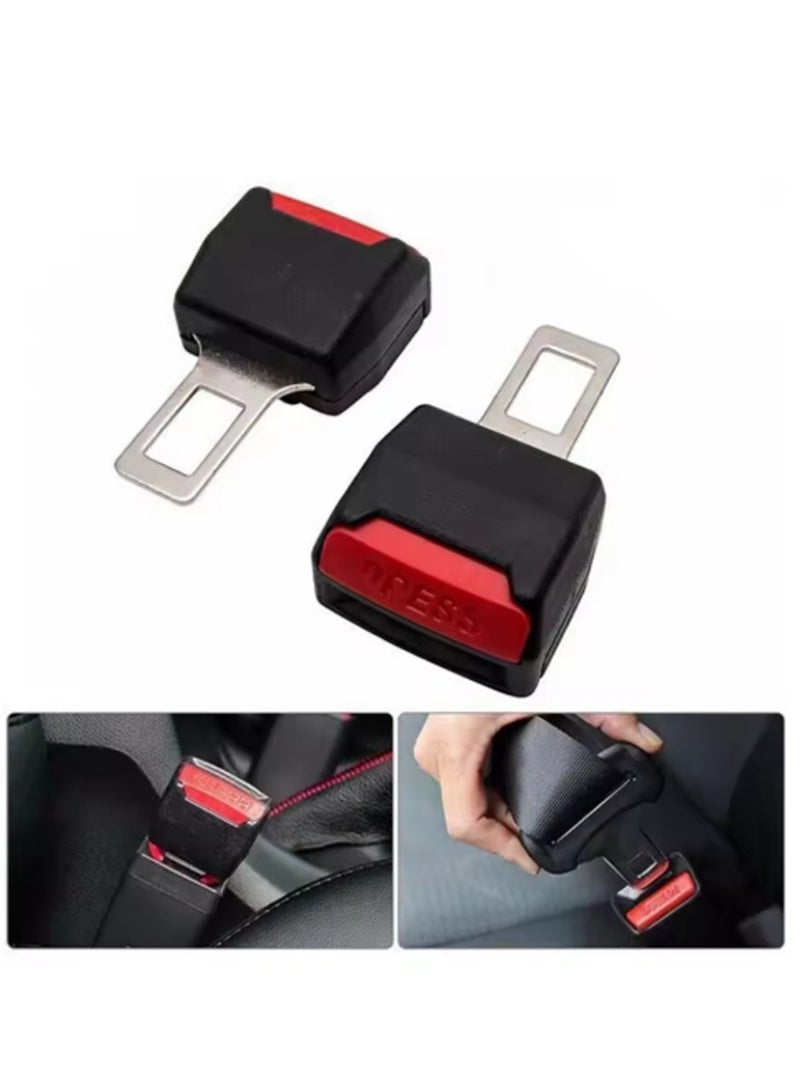 موردلي 2 قطعة مشبك حزام الأمان للسيارة، مشبك قفل حزام الأمان، مقبس إدخال سميك، مشبك أمان، ملحقات السيارة - Image 1